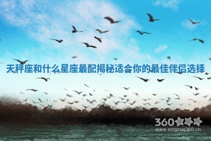 天秤座和什么星座最配揭秘适合你的最佳伴侣选择