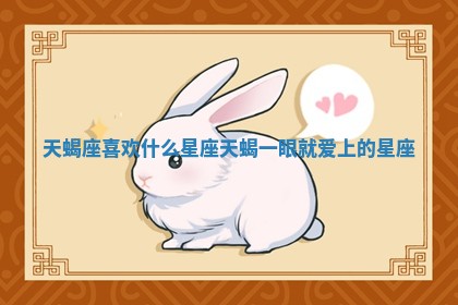 天蝎座喜欢什么星座_天蝎一眼就爱上的星座
