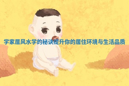 学家居风水学的秘诀提升你的居住环境与生活品质