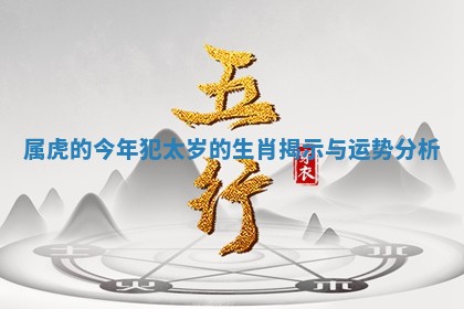 属虎的今年犯太岁的生肖揭示与运势分析