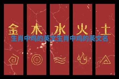生肖中鸡的英文_生肖中鸡的英文名