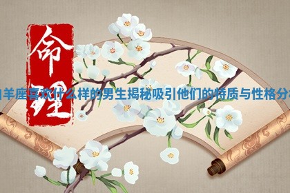白羊座喜欢什么样的男生揭秘吸引他们的特质与性格分析