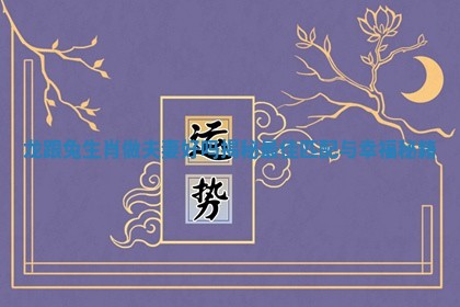 龙跟兔生肖做夫妻好吗揭秘最佳匹配与幸福秘籍